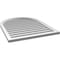 Ekena Millwork Round Top Surface Mount PVC Gable Vent: Functional, w/ 2"W x 1-1/2"P Brickmould Frame, 30"W x 38"H GVPRT30X3802SF - alternate 2